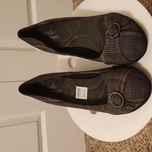 Plaid Comfort Heel